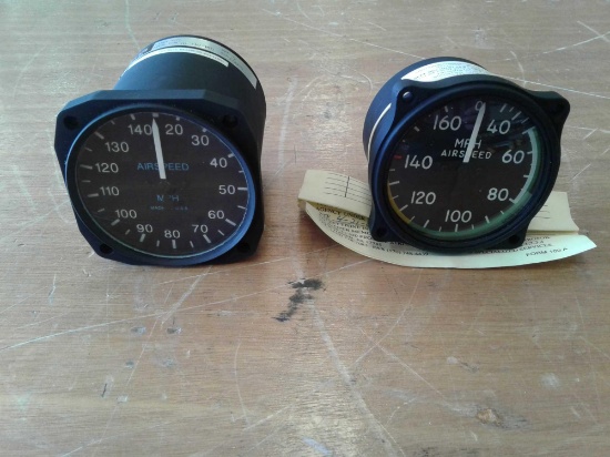 AIRSPEED INDICATORS AW-234-16-BA-8 (REPAIRED) & UMA P/N 16-310-140 (NO PAPERWORK)