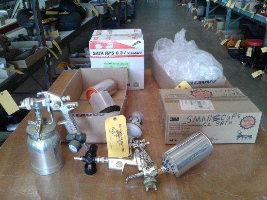 SATA JET PAINT GUNS & INVENTORY