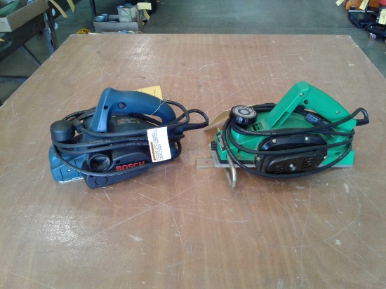 HITACHI & BOSCH ELECTRIC PLANERS