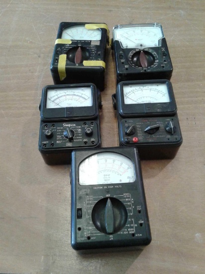 SIMPSON & TRIPLETT MULTIMETERS