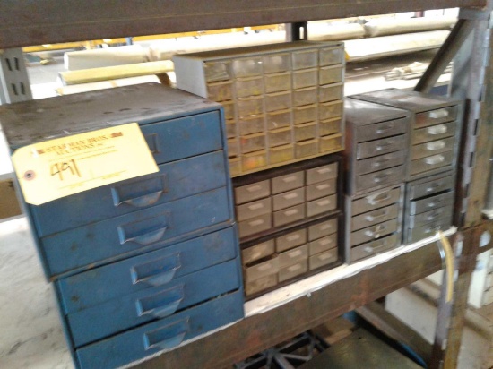 (LOT) HARDWARE CABINETS
