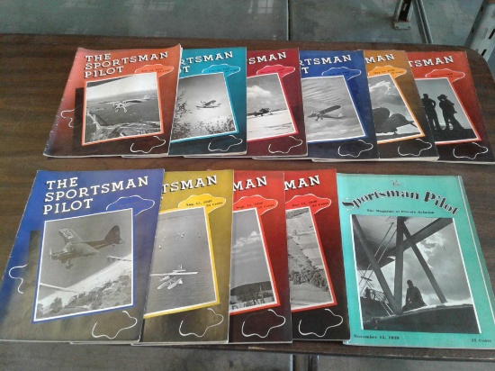 1939 SPORTSMAN PILOT MAGAZINES, MISSING DEC