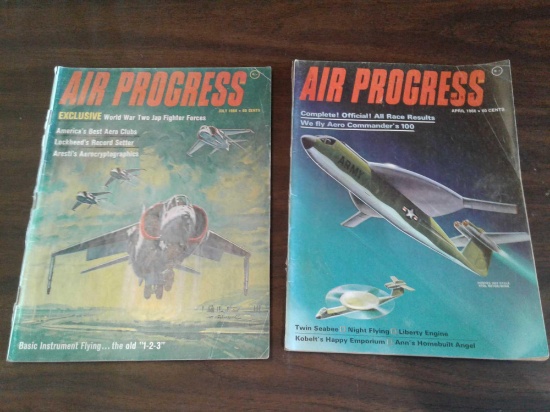 1966 AIR PROGRESS MAGAZINES