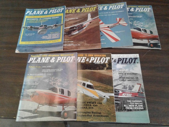 1966 & 1967 PLANE & PILOT MAGAZINES