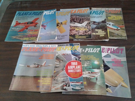 1968 & 1969 PLANE & PILOT MAGAZINES