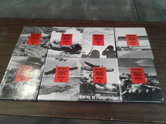 IMPACT (8) BOOK SET OF WWII PICTURES
