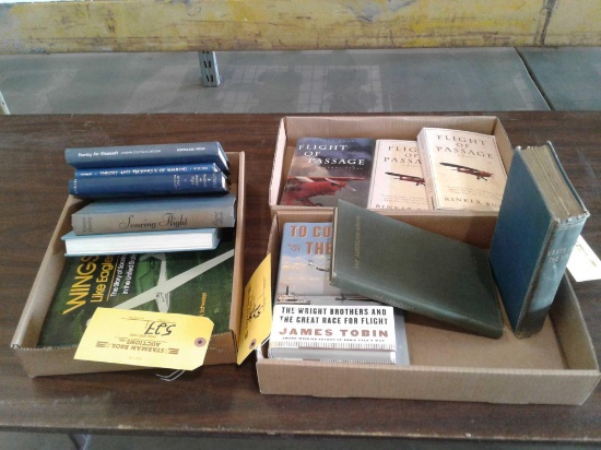 BOXES OF AVIATION BOOKS
