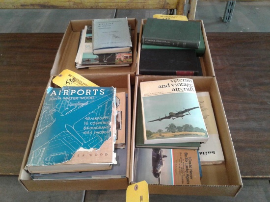 BOXES OF AVIATION BOOKS