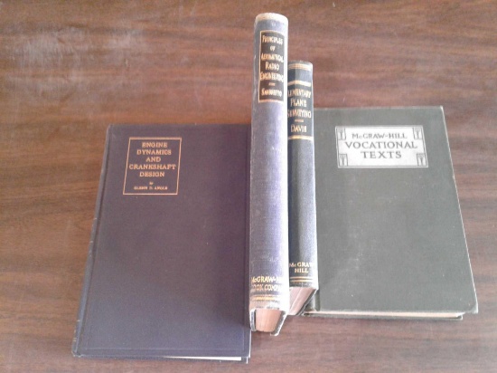 AVIATION BOOKS 1925, 1931, 1942 PUBLISHING DATES