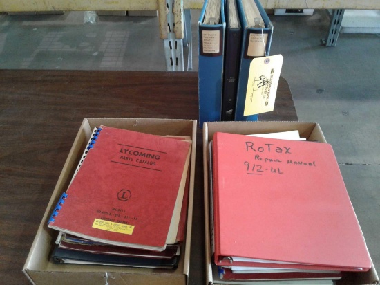 (LOT) LYCOMING & ROTAX MANUALS