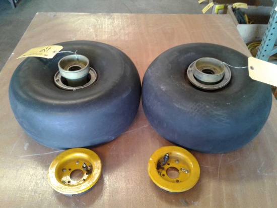 CUB WHEELS & BRAKES WITH USED S.C. TIRES