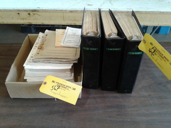 (LOT) T-28 MANUALS