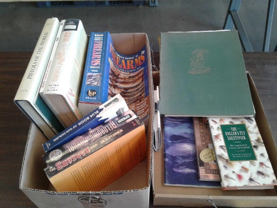 (LOT) GUNS & FISHING BOOKS