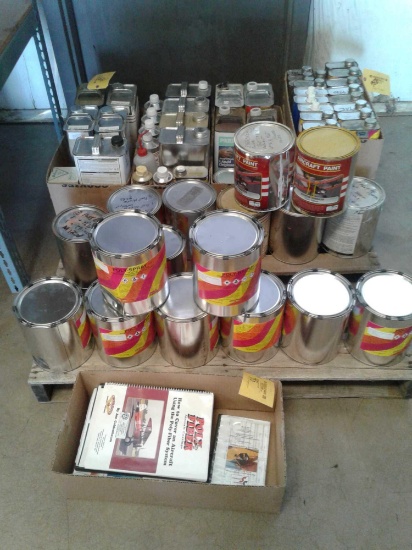 (LOT) FABRIC PAINT, DOPE & CHEMICALS