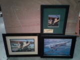 FRAMED PICTURES OF PIPER CUBS 19