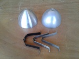 CUB SPINNERS WITH BRACKETS (1 NEW, 1 USED SPINNERS, NO PAPERWORK)