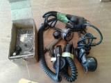 BENDIX MN-52H RADIO TUNER & ANTIQUE HANDSETS