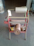 MASKING PAPER CART WITH SUPPLIES