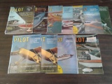 (10) 1966 & 1967 PRIVATE PILOT MAGAZINES
