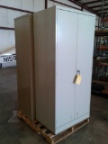 2 DOOR METAL CABINETS 78