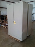 2 DOOR METAL CABINETS 78