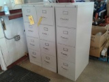 HON 4 DRAWER METAL FILE CABINETS