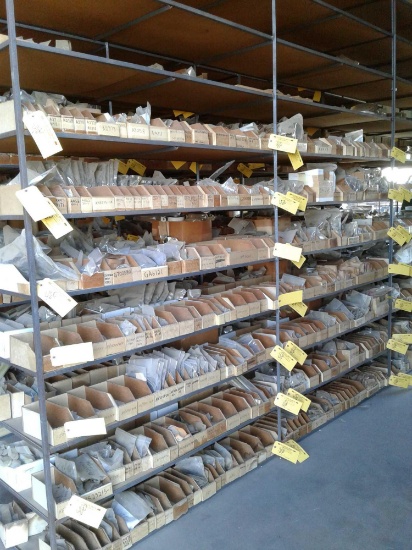 SHELVES OF NEW & A/R HILLER CABLES, CONDUIT, MOUNTS, SHIMS, HARDWARE & AIRFRAME REPAIR INV.