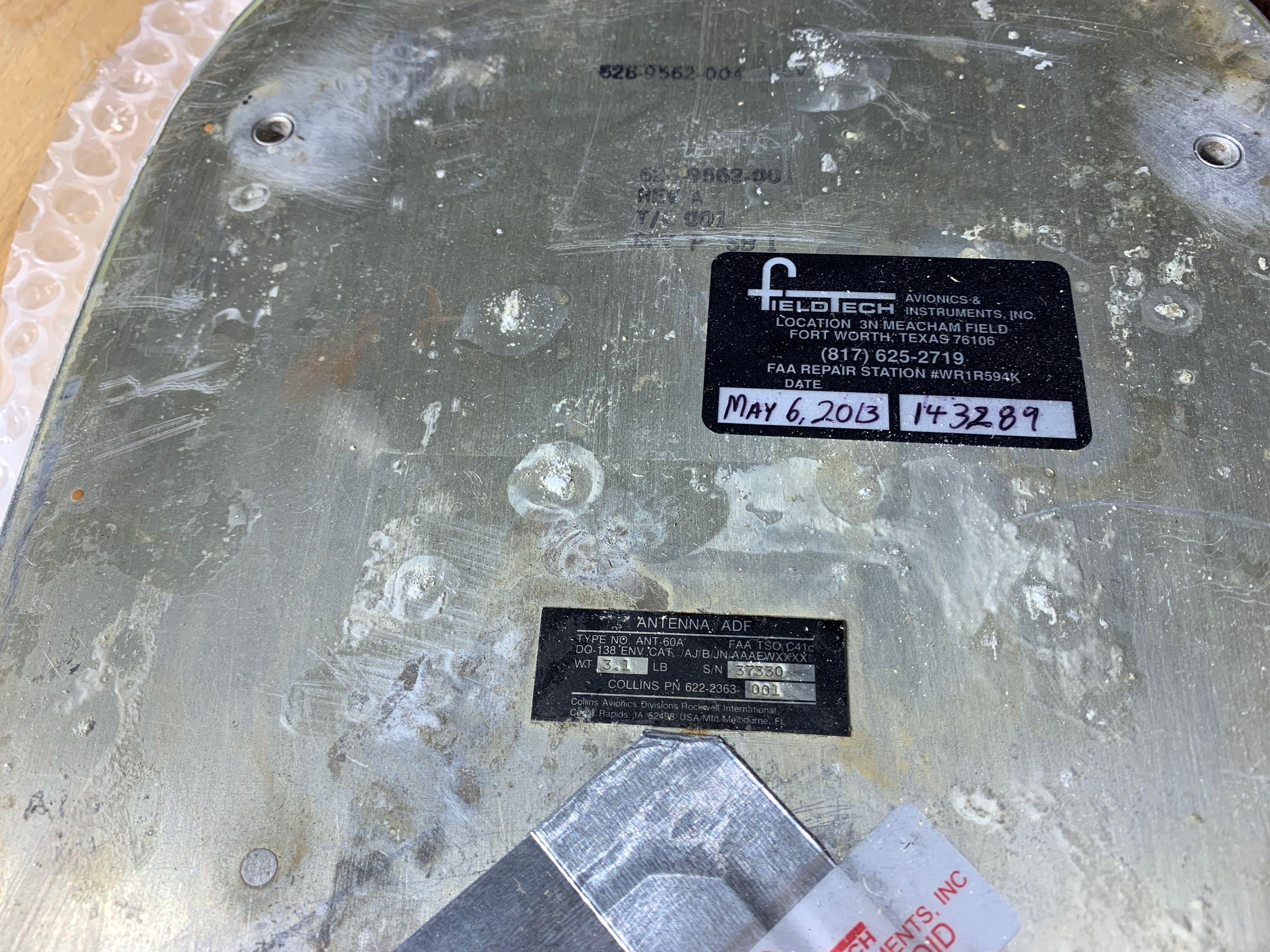 COLLINS ANT-60A ADF ANTENNA 622-2363-001 | Proxibid COLLINS ANT-60A ADF ANTENNA 622-2363-001 | Proxibid