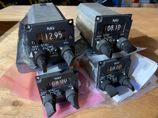 COLLINS 313N-4D NAV CONTROL 522-3616-201 (2-OVERHAULED, 2-REPAIRED)