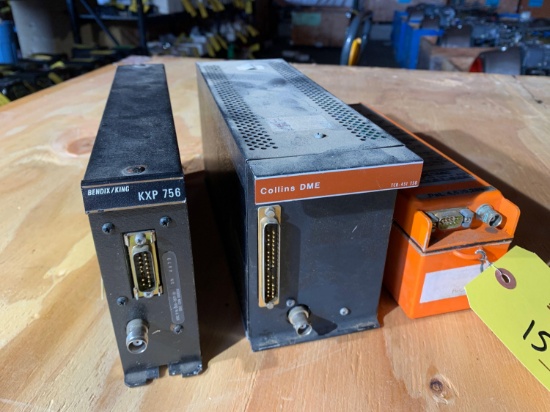 (LOT) KXP-756 TRANSPONDER 066-1071-00, TCR-451 DME 622-3670-001, & ELS-10HM ELT 453-0125A