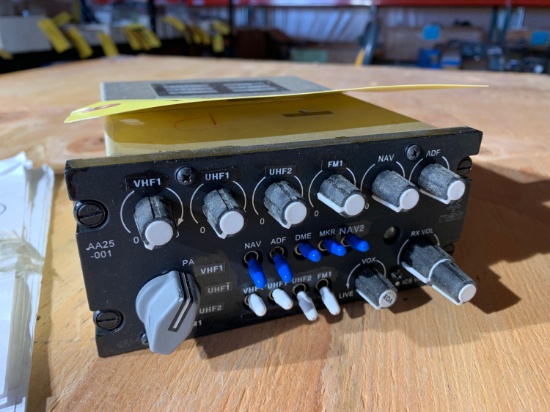 NAT AUDIO PANEL AA25-001 (REPAIRED)