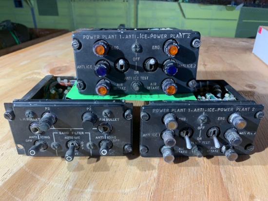 ANTI-ICE CONTROL PANEL (1) 330A67-0757-04, (1) 330A67-0755-01, (1) NPN