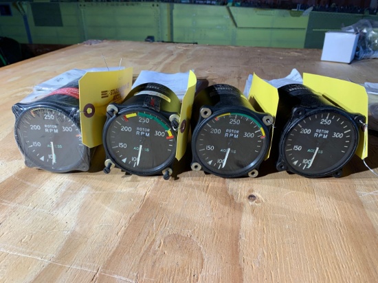JAEGER ROTOR RPM INDICATOR 543944 (1-OVERHAULED, 1-REPAIRED, 1-INSPECTED, 1-SVC TAG)