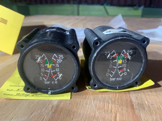 JAEGER HYDRAULIC PRESS INDICATOR 1-1235-SL (SVC TAG)