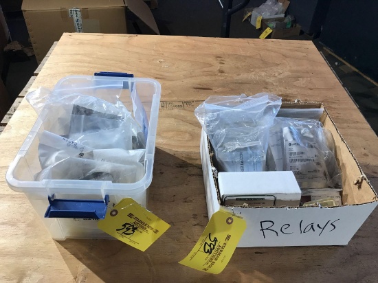 BOXES OF RELAYS