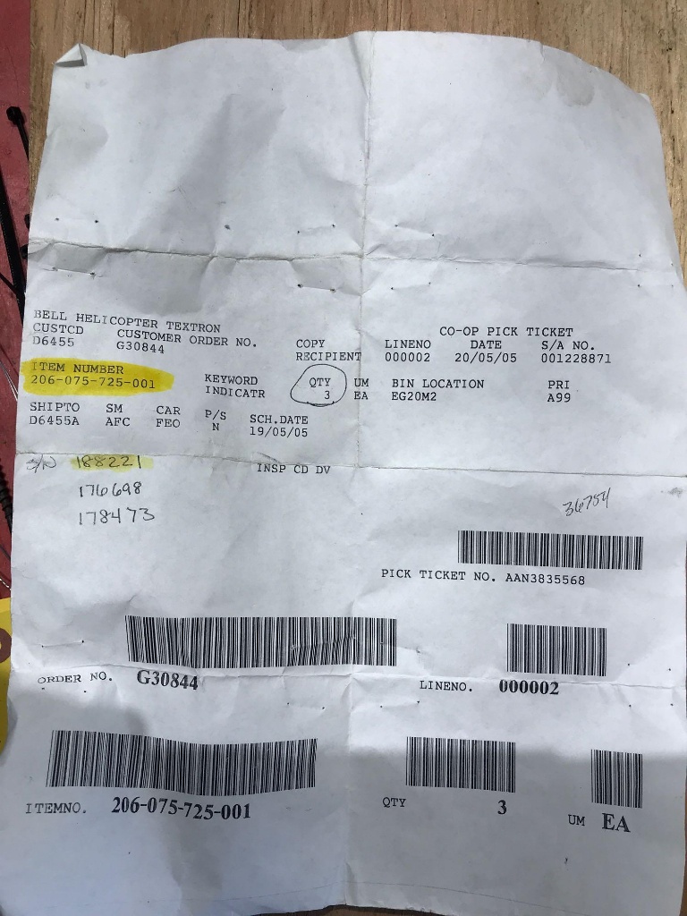 UNITED AIRSPEED INDICATORS 8000/206-075-725-001 (NEW WITH BELL ...