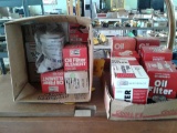 BOXES OF NEW OIL FILTERS