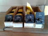 BOXES OF NAV, COMM & ADF CONTROL HEADS WITH SERVICEABLE TAGS