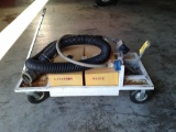 LAVATORY SERVICING CART WITH APPROX. 20 GAL WATER & 20 GAL WASTE TANKS