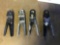 (LOT) BURNDY CRIMPERS