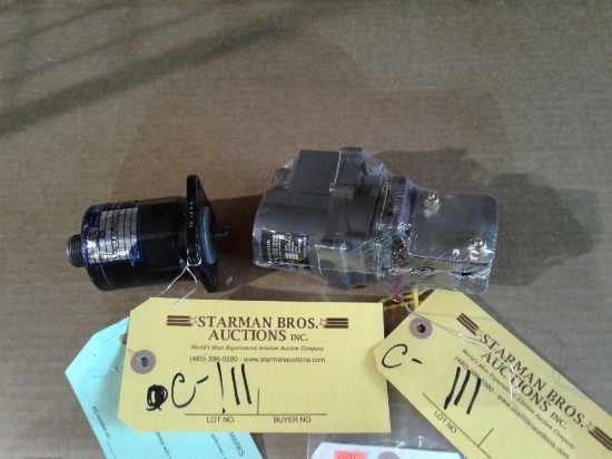 BELL 206 SHUT-OFF VALVE 206-061-622-003 (INSPECTED) & TACH GENERATOR 11113G-0120304 (TESTED)