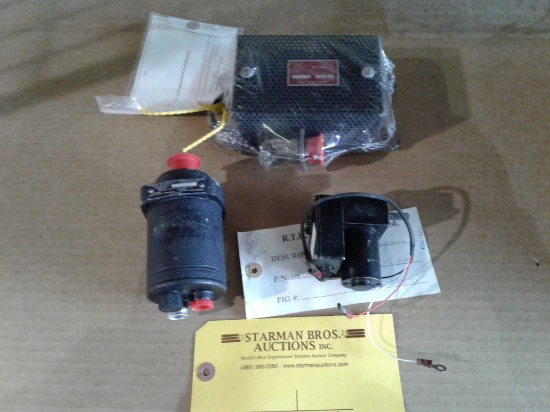 (LOT) BELL 212 PRESSURE TRANSMISTTER 7609-37-A5-1, BELL 206 VENT DOOR ACTUATOR NYLC-9463 & SMOKE