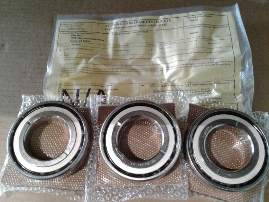 206 TRANSMISSION BEARINGS 206-040-030-003 (OVERHAULED)