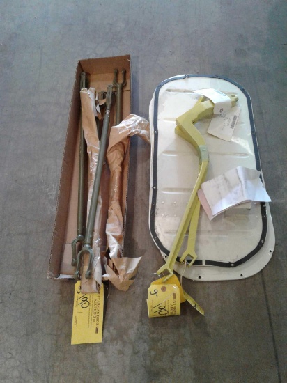 BELL 206 PUSHPULL RODS 206-001-212 (NEW/NO PAPERWORK) YOKES 206-001-323-001 & -003 AND PANELS