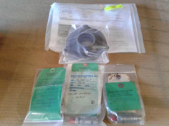 BELL 206 TRANSMISSION CAP 206-040-424-001 (OVERHAULED) & TRANSDUCER 206-061-535-013 (NEEDS REP) AND