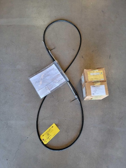 ENGINE MOUNT SUPPORTS 355A21-2111-20 & PITCH CONTROL CABLE 704A34-130-184
