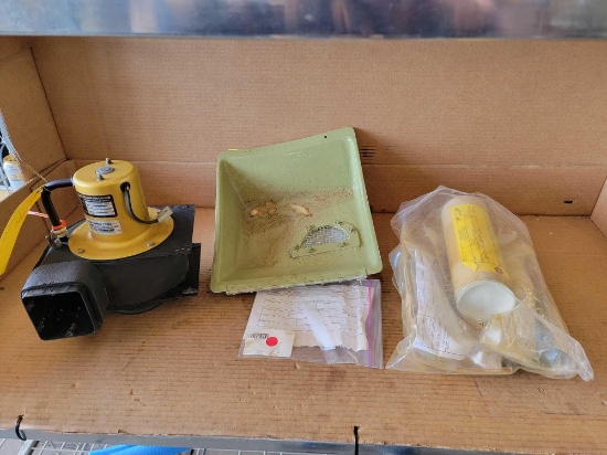 AIRCOMM BLOWER ASSY A119-6018-3, LUBRICATION TUBES 4619-302-040 AND BATTERY DOOR 105-62695