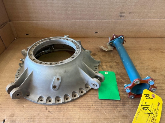 (LOT) AS350 TRANSMISSION CASE 350A37-1195-02 & DRIVE SHAFT