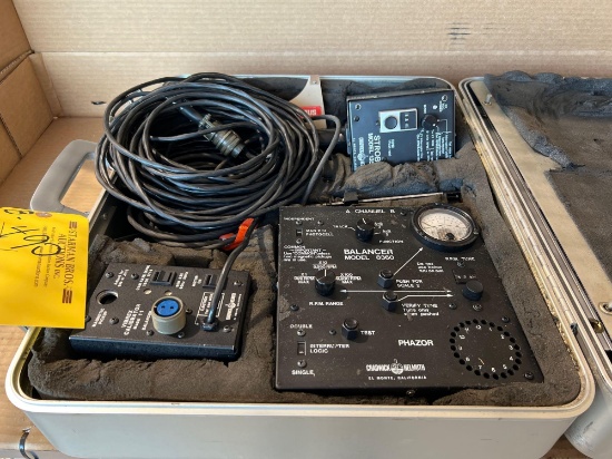 CHADWICK VIBREX TRACK & BALANCE SET MODEL 8360 BALANCER, 135M-11, STROBEX AND MODEL 11 CALIBRATOR