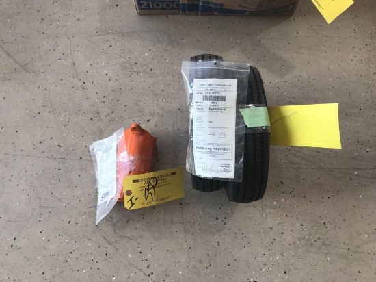 LOT OF TIRES & GROUNDHANDLING SADDLE